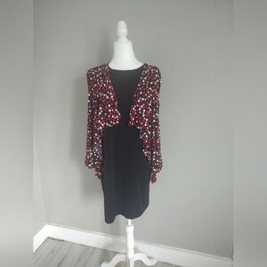 Women's R&K Polka Dot Dress Size 8